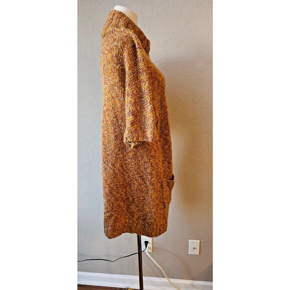 Additions By Chico's Cardigan Sweater Wool‎ Blend Knit Brown Womens 2 US Large - Picture 4 of 5